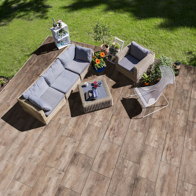 Cozy terrace from the bird view Cozy terrace from the bird view